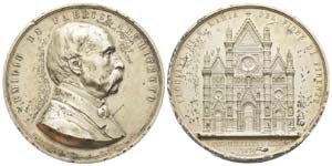 Italie, Emilio de Fabri, Médaille en bronze ... 