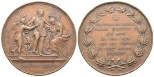 Italie, Vittorio Emanuele II,Rome, Médaille ... 