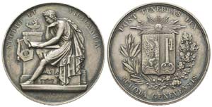 Suisse, Génève, Médaille en argent, AG ... 