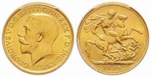Australia, George V 1910-1936 Sovereign, ... 