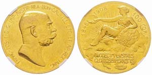 Austria, Franz Joseph 1848-1916 100 Corona, ... 