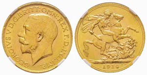 Canada, George V 1910-1936 Sovereign, 1914 ... 