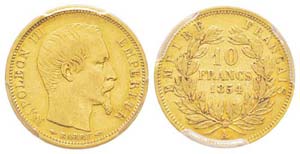 France, Second Empire 1852-1870 10 Francs, ... 