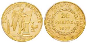 France, Troisième République 20 Francs, ... 