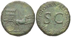 Tiberius 14 - 37
Sestertius, Rome, 35-36, AE ... 