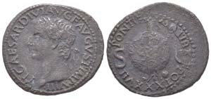 Tiberius 14 - 37
As, Rome, 36-37, AE 11.03 ... 