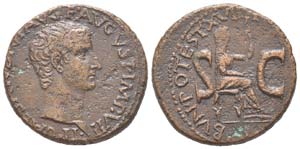 Tiberius 14 - 37
As, Rome, 36-37, AE 10.8 ... 