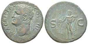 Caligula 37 - 41 pour Agrippa
As, Rome, ... 