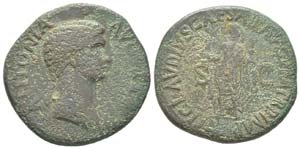 Claudius 41 - 54 pour Antonia Minor (Mère ... 