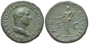 Vitellius 69 
Sestertius, Rome, 69, AE 26.2 ... 