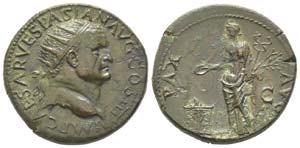 Vespasianus 69 - 79
Dupondius, Rome, 72-73, ... 