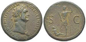 Domitianus 81 - 96
Sestertius, Rome, 86, AE ... 