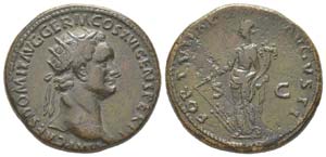 Domitianus 81 - 96
Dupondius, Rome, 86, AE ... 