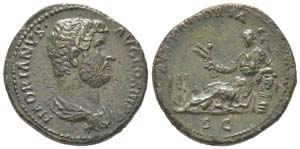 Hadrianus 117 - 138
As, Rome, 119-138, AE ... 