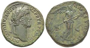Antoninus Pius 138 - 161
Sestertius, Rome ... 