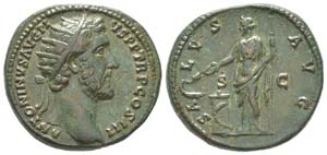 Antoninus Pius 138 - 161
Dupondius, Rome, ... 