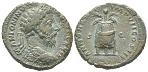 Marcus Aurelius 161 - 180
As, Rome, 138-161, ... 