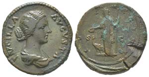 Marcus Aurelius 161 - 180 pour Lucilla
As, ... 