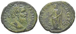 Pertinax 193 
As, Rome, 193, AE 3,38 g ... 