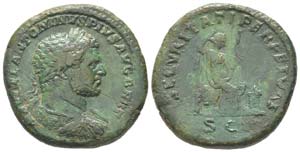 Caracalla 198 - 217
Sestertius, Rome, ... 