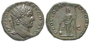 Caracalla 198 - 217
Dupondius, Rome, 213, AE ... 