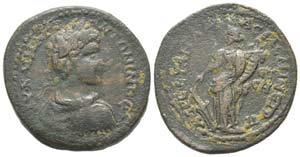 Caracalla 198 - 217
Bronze, Amisos, 208, AE ... 