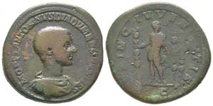 Diadumenianus 217 - 218
Sestertius, 218, AE ... 