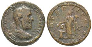 Macrinus 217 - 218
Sestertius, Rome, 217, AE ... 