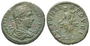 Elegabalus 218 - 222
As, ND, AE 10.27 ... 
