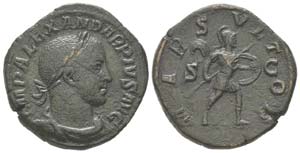 Severus Alexander 222 - 235
Sestertius, ... 