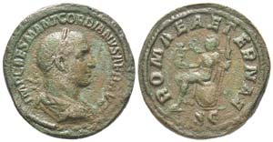 Gordianus II 237 - 244
Sestertius, Rome, ... 