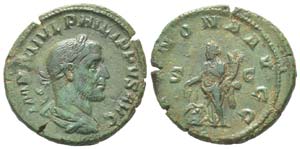 Philippus I 244 - 249
As, Rome, 245-247, AE ... 