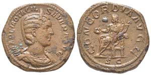 Philippus I 244 - 249 pour Marcia Otacilia ... 
