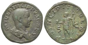 Philippus II 244 - 249 
Sestertius, Rome, ... 