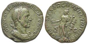 Trajanus Decius 249 - 251
Sestertius, Rome, ... 