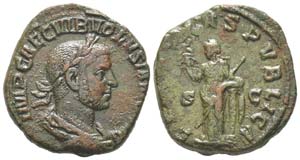 Volusianus 251 - 253
Sestertius, Rome, ... 