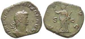 Gallienus 253 - 268
Sestertius, Rome ... 