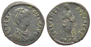Theodosius 379 - 395 pour Aelia Flaccilla ... 