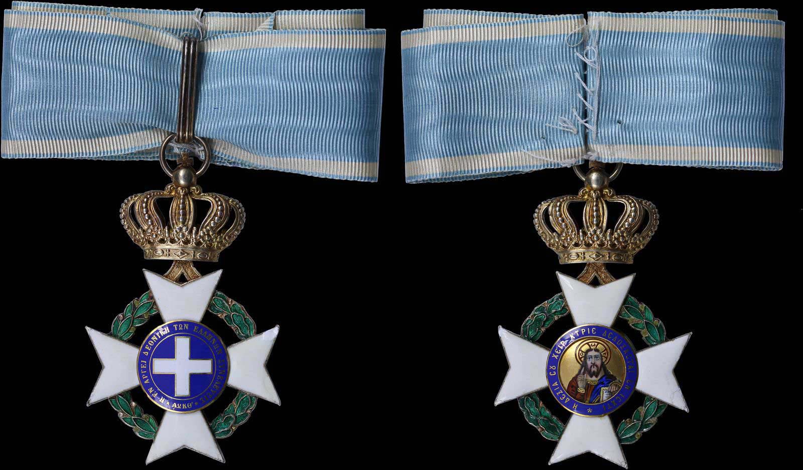 Очень красивая награда -греческий Орден Спасителя фалеристика