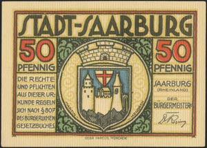 GERMANY: 50 Pf (o.D. 1922) by ... 