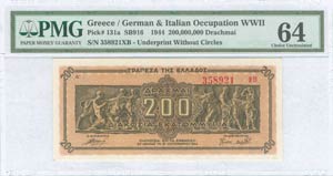  WWII  ISSUED  BANKNOTES - 200 ... 