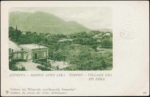 GREECE: Corfou.Village des ... 
