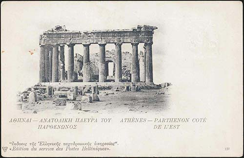 GREECE: Athenes.Parthenon cote de ... 