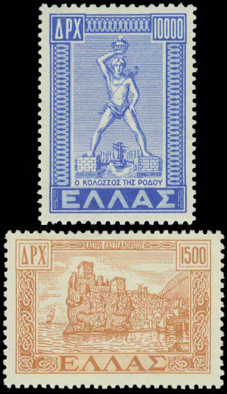 GREECE: 1947-1951 Dodecanese ... 