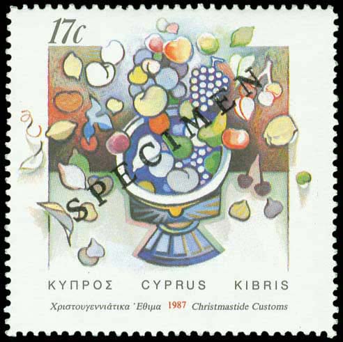 CYPRUS: 1987 Christmas, complete ... 