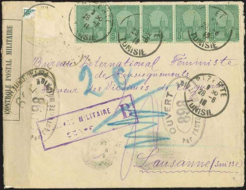GREECE: Cover fr. with 5x5c ... 