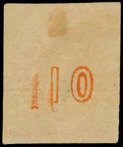 GREECE: 10l. orange (pos.80), ... 