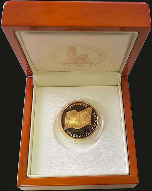 GREECE: 200 Euro (2003) in gold ... 