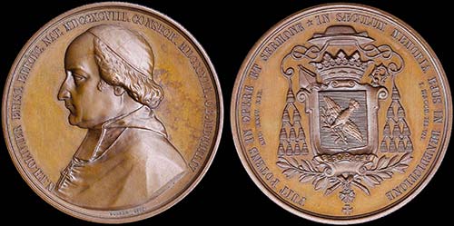 FRANCE: Medal in copper (1860). ... 
