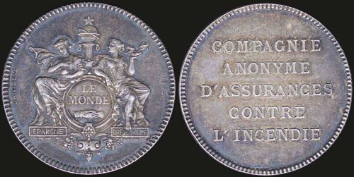 FRANCE: Massonic token (1875) in ... 